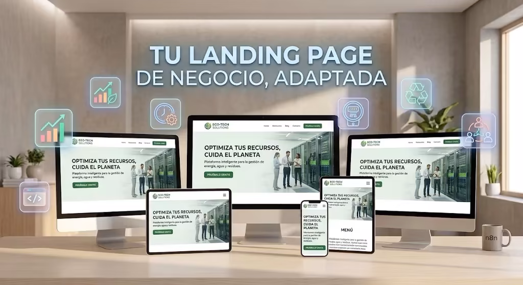 Una web de negocio lista para vender en 2026.